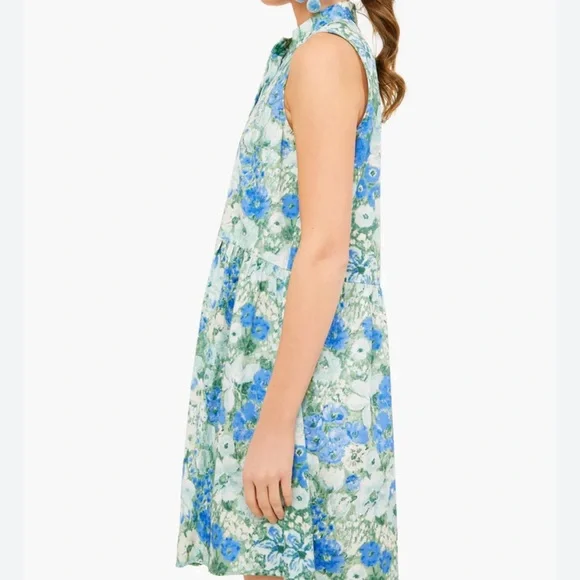 Tuckernuck Blue Floral Midi Dress - Picture 2 of 8